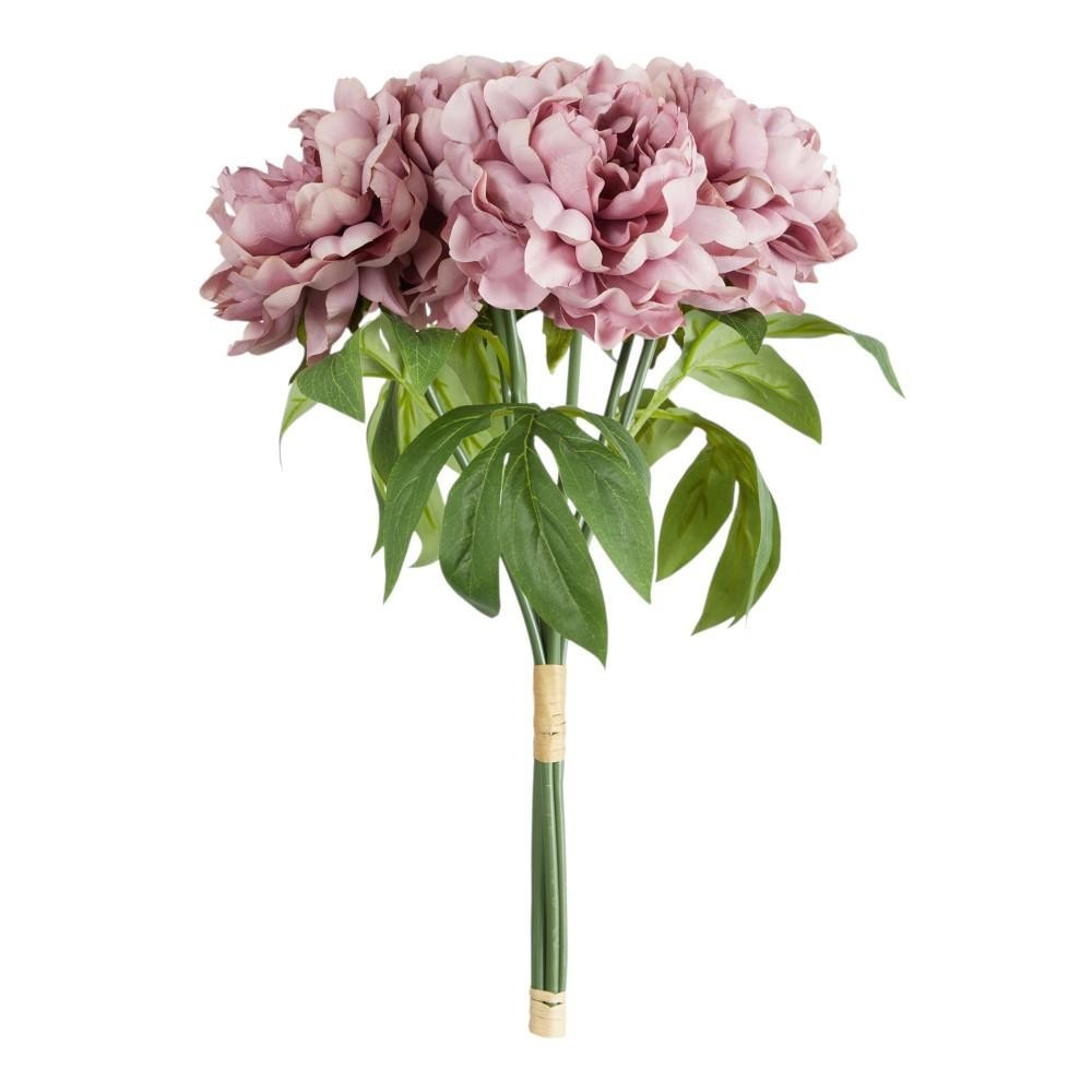 BUSH 6 PEONIA LAVANDA CM.46